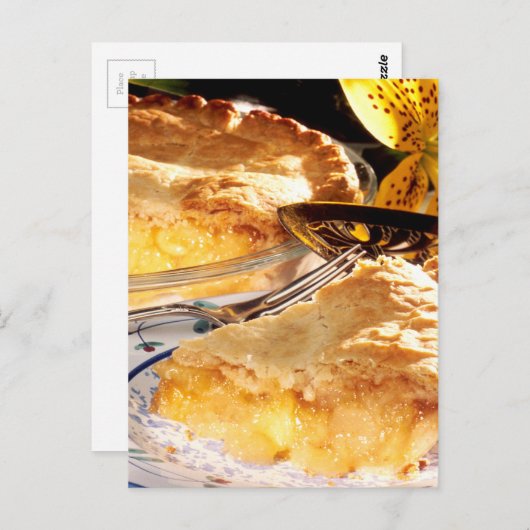 Apple Pie Dessert Briefkaart (Voorkant / Achterkant)