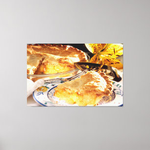 Apple Pie Dessert Canvas Afdruk