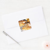 Apple Pie Dessert Vierkante Sticker (Envelop)