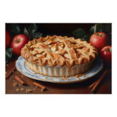 Apple Pie geïnspireerd schilderij Perfect Poster (Voorkant)