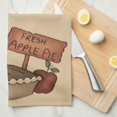 Apple Pie Kitchen Towel, vers Theedoek (Quarter Fold)