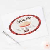 Apple Pie Label voor Bakkerijdozen (Envelop)