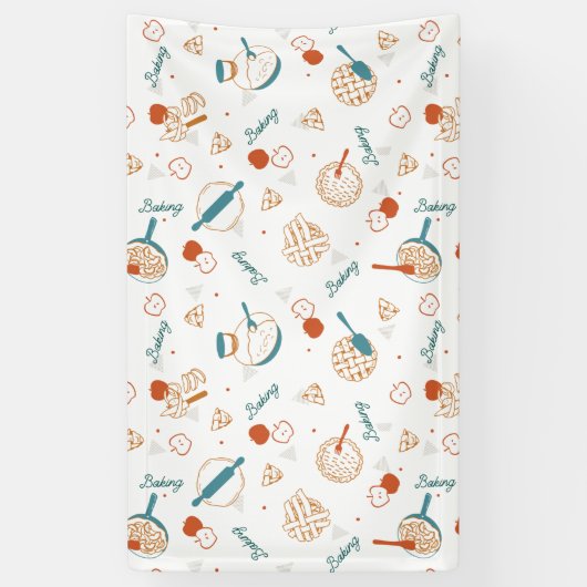 Apple Pie Lover Pattern Spandoek (Verticaal)