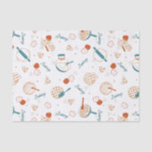 Apple Pie Lover Pattern Tissuepapier (Voorkant)