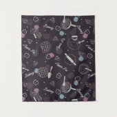 Apple Pie Lover Pattern Wandkleed (Voorkant)