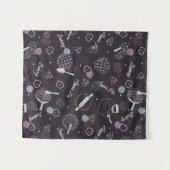 Apple Pie Lover Pattern Wandkleed (Voorkant (horizontaal))