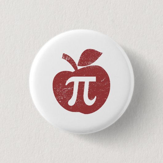 Apple Pie Pi Day Ronde Button 3,2 Cm (Voorkant)