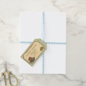 APPLE PIE rechthoekig Cadeaulabel (Met Touw)