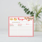 Apple Pie Recipe Red Gingham Recipe (Staand voorkant)