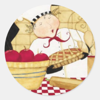 Apple Pie Ronde Sticker