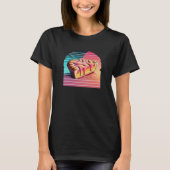 Apple Pie Synthwave 80s Retrowave Esthetisch T-shirt (Voorkant)