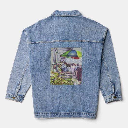 Apple Pie vereist appels Denim Jacket (Achterkant)