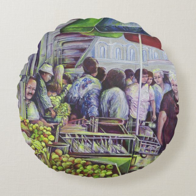 Apple Pies heeft appels nodig, Misloc Rond Kussen (Voorkant)