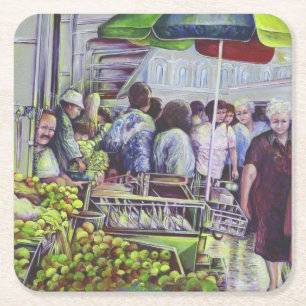 Apple Pies heeft appels nodig, Misloc Vierkante Kartonnen Onderzetter