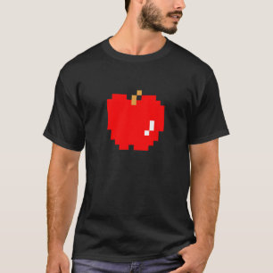 Apple Pixel 8 bit Arcade Video Game bijpassend kos T-shirt