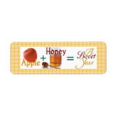 Apple Plus Honey Rosh Hashana Etiket (Voorkant)