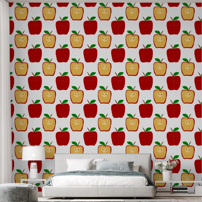 Apple Polkadots Behang (Slaapkamer)