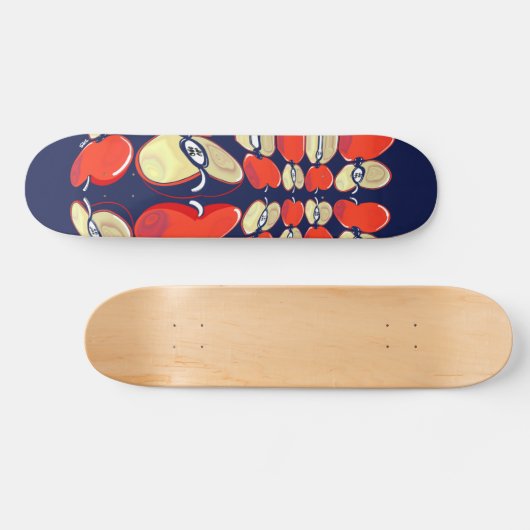 Apple Pop Skateboard Deck (Horizontaal)