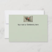 Apple pour Appréciation Merci carte à plat (Dos)