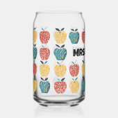 Apple pour enseignant Nom personnalisé Apple Motif (Recto)