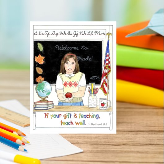 Apple pour la carte de professeur