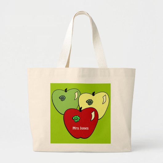 Apple pour le sac fourre-tout à professeur (Devant)