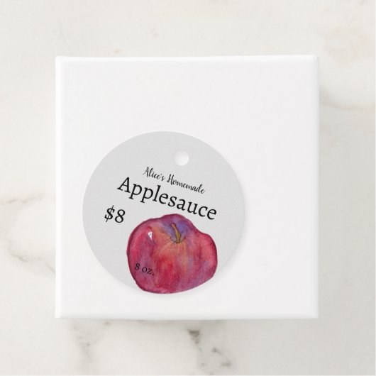 Apple Prijs Label Zelfgemaakte Condiment (In situ)