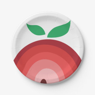Apple Rainbow, Shades of Red & Roze Papieren Bordje