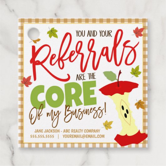 Apple Realtor Pop door Label (Voorkant)