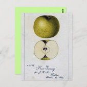  Apple Recipe Card Briefkaart (Voorkant / Achterkant)