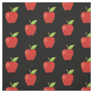 Apple Red Pattern Stof
