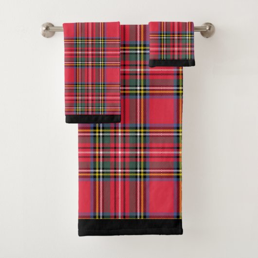 Apple Red Pset 3 Piece Bath Towel Set Bad Handdoek (Insitu)