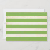 Apple Retirement Rustic Party Red Teacher Cream Kaart (Achterkant)