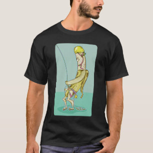 Apple Rock Climber Grappig fruit T-shirt