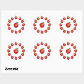 Apple, Rode Delicious Sticker (Vel)