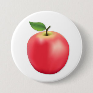 Apple Ronde Button 7,6 Cm