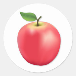 Apple Ronde Sticker