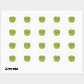 Apple Ronde Sticker (Vel)
