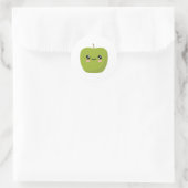 Apple Ronde Sticker (Tas)