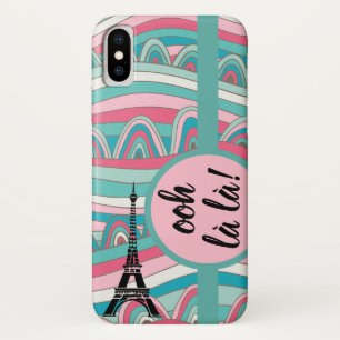 Apple/ Samsung Eiffeltoren Ooh la la! Monogram iPhone X Hoesje