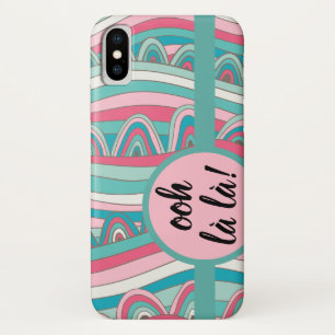 Apple/ Samsung Ooh la la! Monogram Vet iPhone X Hoesje