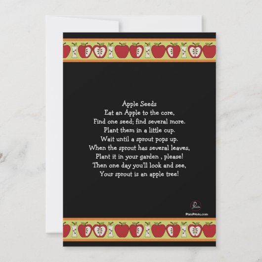 Apple Seeds - Invitation à la fête (Dos)