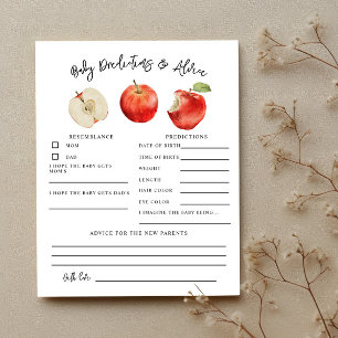 Apple Shower Baby Voorspellingen & Advies Kaart