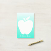 Apple Silhouette Teacher's Note Pad (Op bureau)