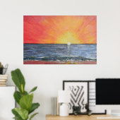 Apple skin sky poster (Thuiskantoor)