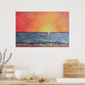 Apple skin sky poster (Keuken)