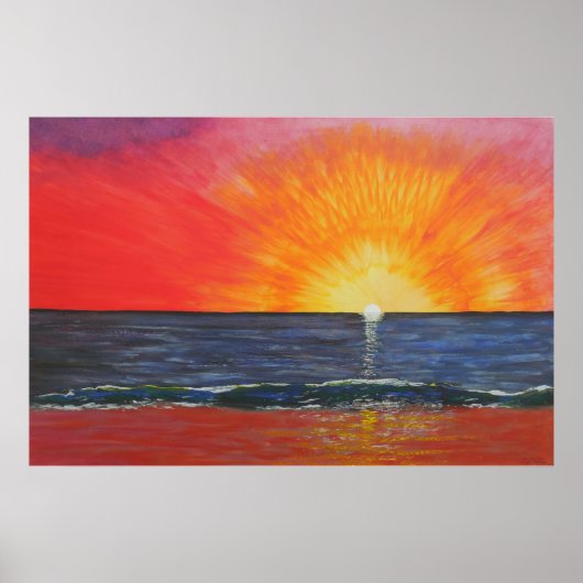 Apple skin sunset poster (Voorkant)