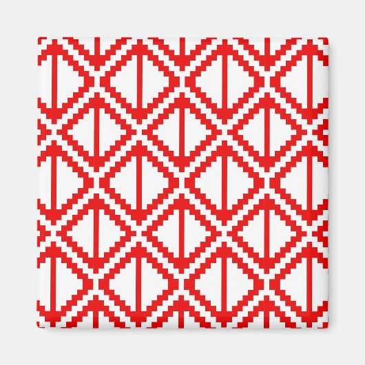 "Apple Slice" magneet - rood (Voorkant)