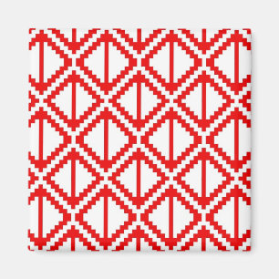 "Apple Slice"-magneet - rood Magneet