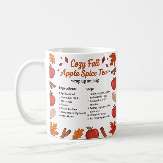 Apple Spice Tea Recipe Fall Kitchen Koffiemok (Links)